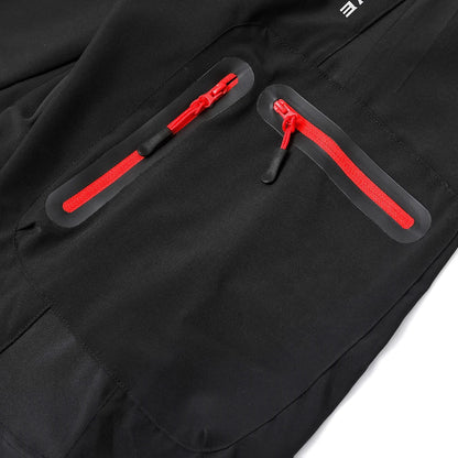 Men's Cycling Shorts – Padded Gel Liner Quick-Dry MTB Shorts with Zippered Pockets for Mountain Biking