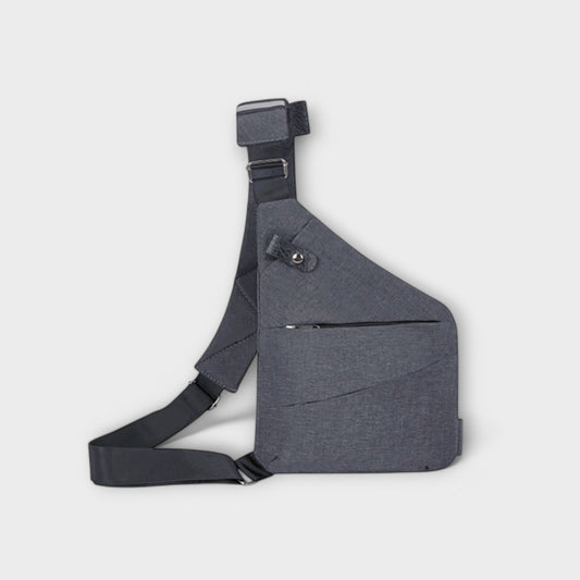 Urban Chic | Black Crossbody Bag with Ergonomic Design & Smart Pockets | Stylish Accessory for Everyday Use