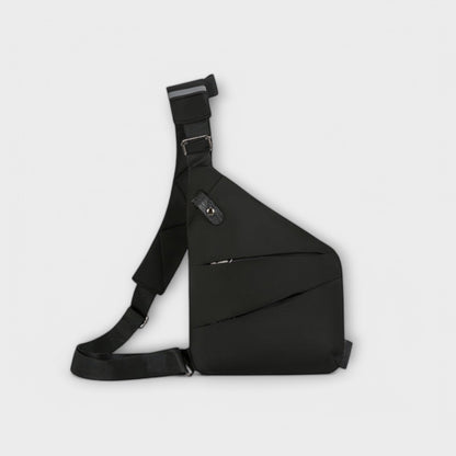 Urban Chic | Black Crossbody Bag with Ergonomic Design & Smart Pockets | Stylish Accessory for Everyday Use