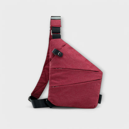 Urban Chic | Black Crossbody Bag with Ergonomic Design & Smart Pockets | Stylish Accessory for Everyday Use