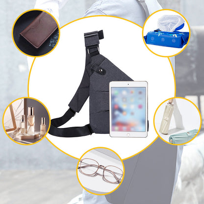Urban Chic | Black Crossbody Bag with Ergonomic Design & Smart Pockets | Stylish Accessory for Everyday Use