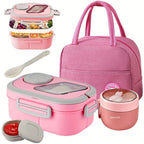 2-Layer Bento Lunch Box | Meal Prep Container | Versatile