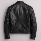 Men's Vintage Leather Jacket — Genuine Leather, Classic Fit