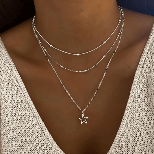 Vintage Star Pendant | Elegant Design Jewelry with Timeless Appeal | Unique Charm for Any Occasion