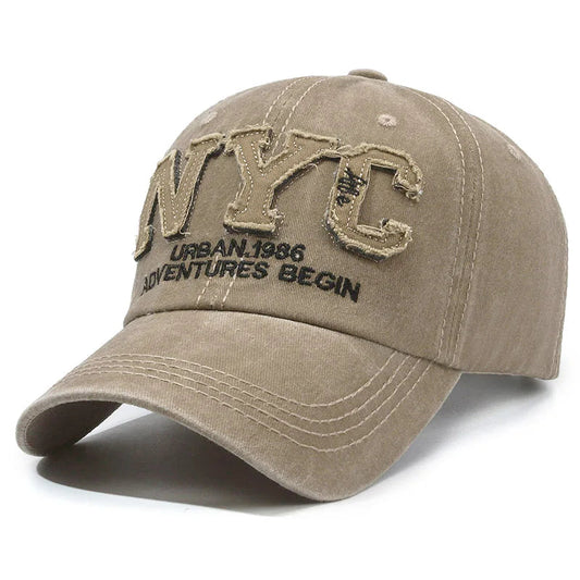 Vintage Washed | Baseball Cap for Men with Adjustable Fit | Soft Cotton Headwear for Everyday Comfort