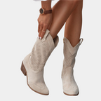 Western Charm | Cowboy Style Orthopedic Boots with Gel-Filled Sole | Comfort and Stability for All-Day Wear