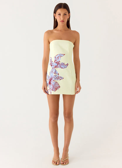 Women's Elegant Nylon Blend Strapless Mini Dress | Chic Flattering Cocktail Dress 5