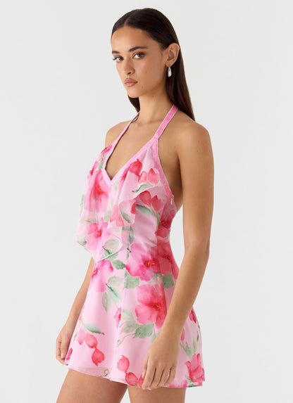 Women's Elegant Sequin Mini Dress | Chic Halter Cocktail Evening Wear 1