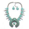 Southwest Turquoise Necklace & Earring Set | Zahara