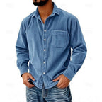 Beckett | Effortless Corduroy Button-Front Shirt