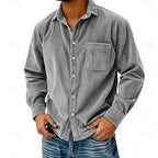 Beckett | Effortless Corduroy Button-Front Shirt